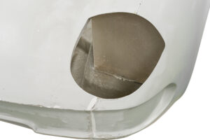 Bodyshell Option B - Headlamp mounting panels for 26R fixed headlamps fitted on new bodyshell