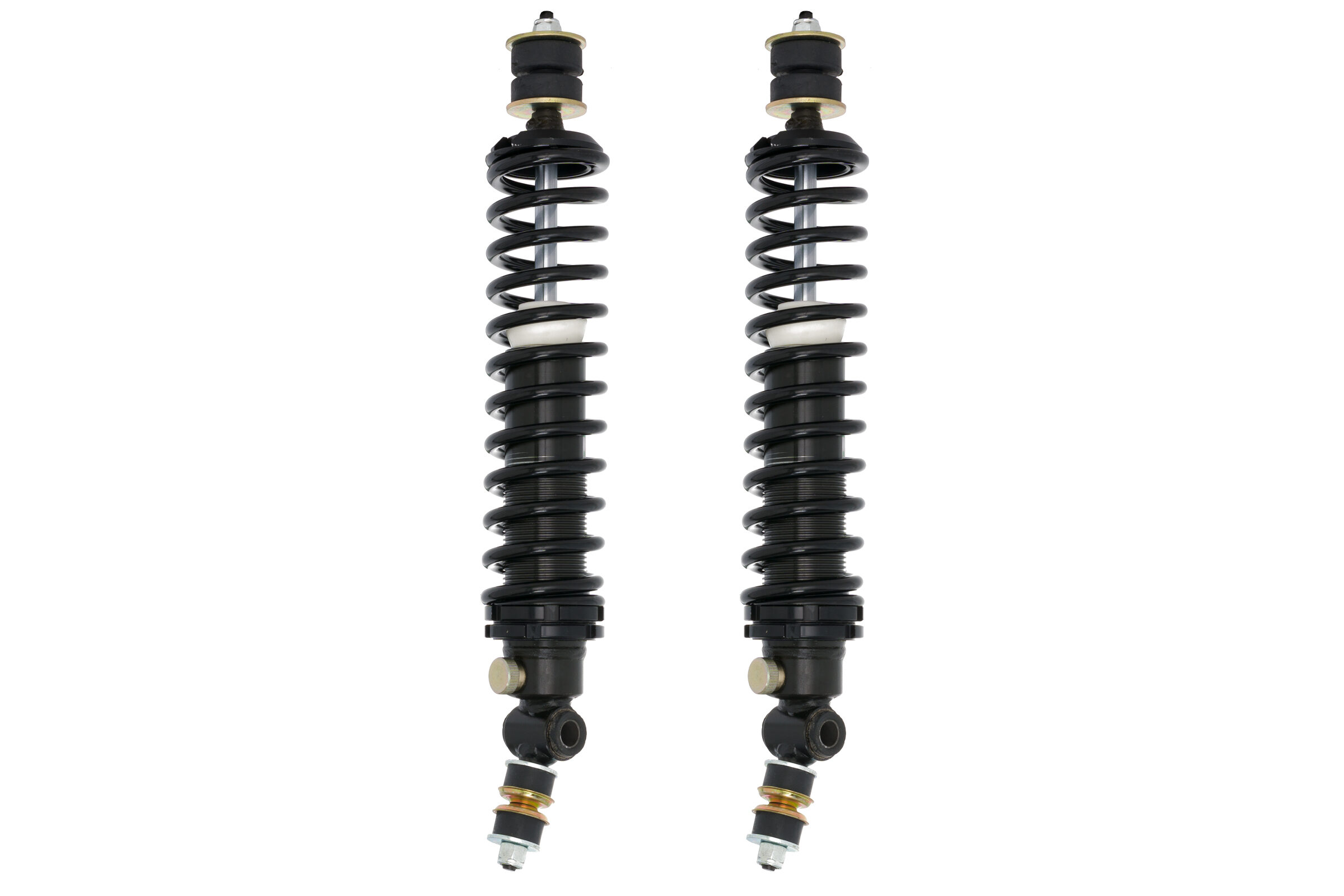 Front Shock Absorbers with Springs Fitted (Pair) Front Shock Absorbers with Springs Fitted (Pair)