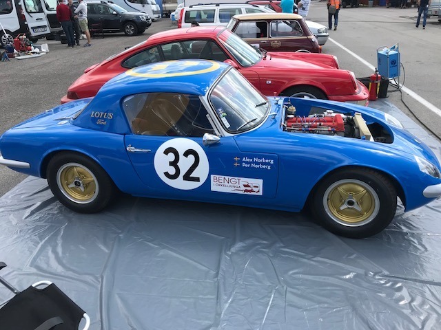 Eddie Thompson in Karlskoga, historic racing