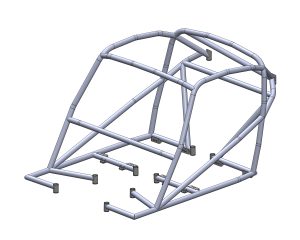 (M) New Complete Cassette type Rollcage lightweight version of TTR-RC-003A T45 Tig Welded