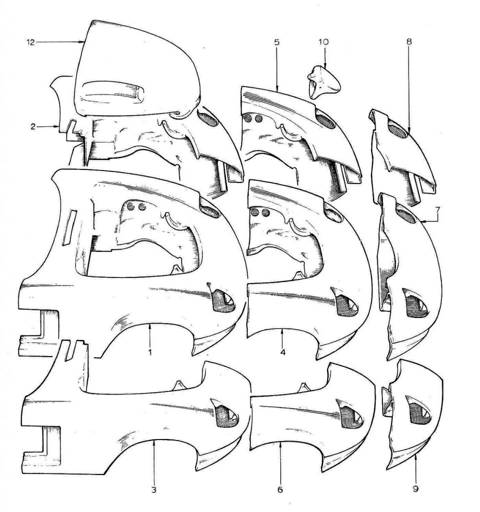 Body Repair Section - 1/2 front R/H or L/H (2/3)