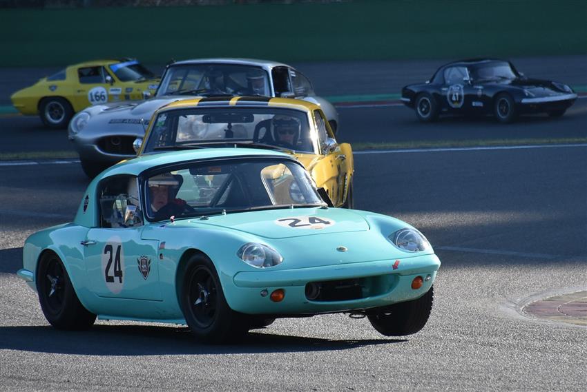 Selection of Lotus Elans at Spa Summer classic