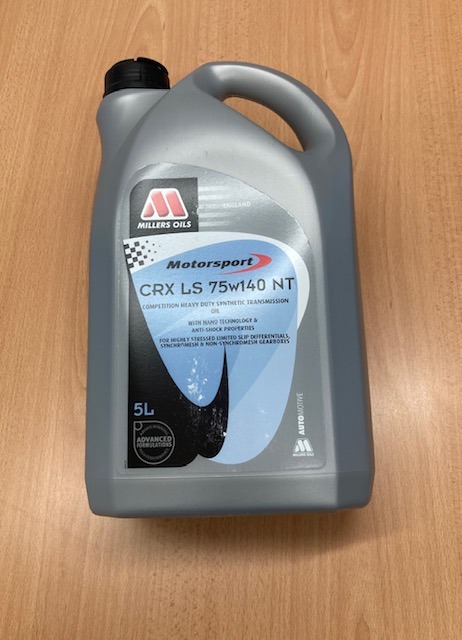 Millers CRX LS 75W140 NT - Dog gear kits and LSD only - not synchro gearboxes (5L) Millers CRX LS 75W140 NT - Dog gear kits and LSD only - not synchro gearboxes (5L)