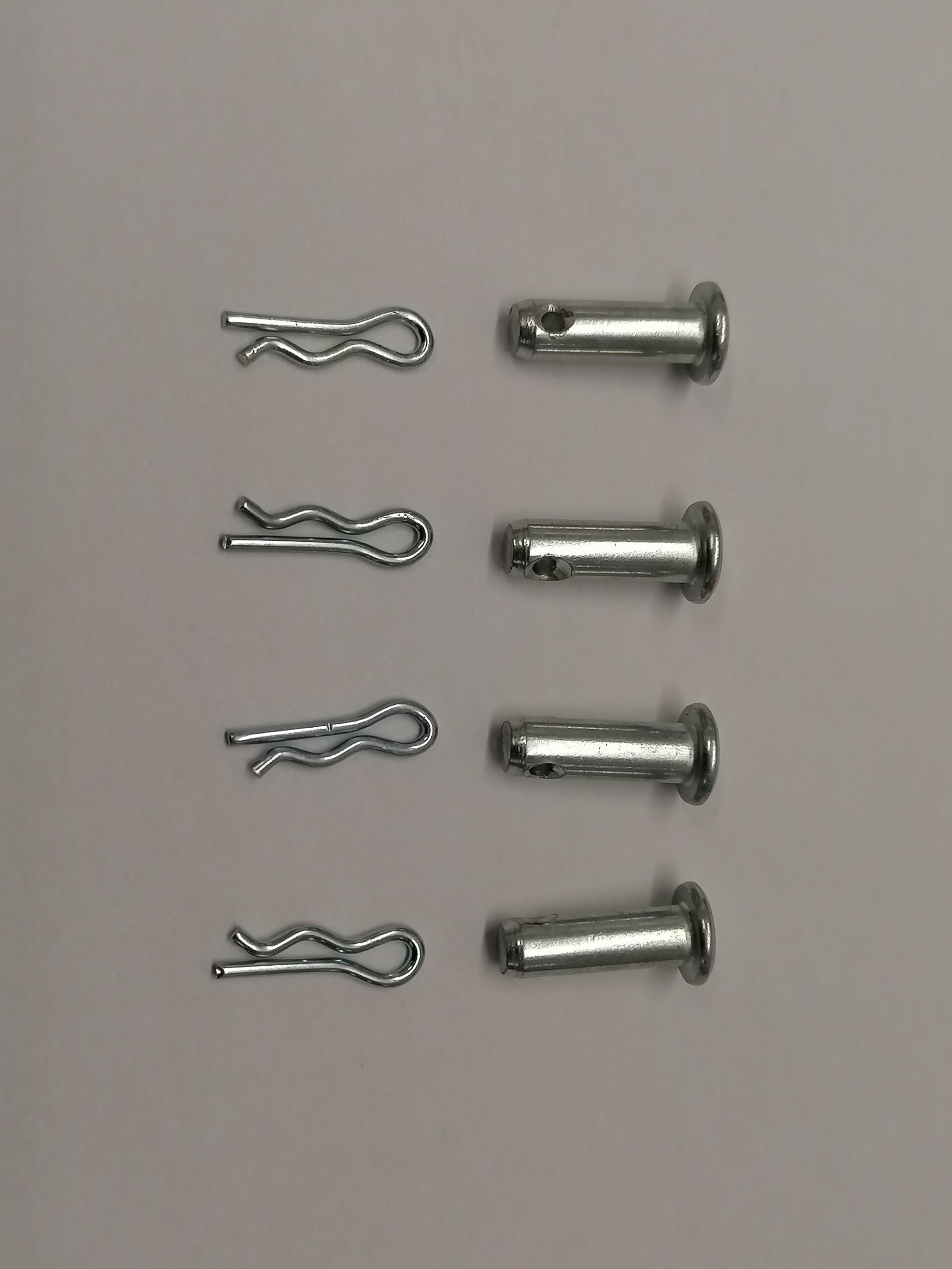 Handbrake Rod Clevis Pins & R-Clips x4